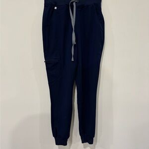Figs Women’s Navy Blue Jogger Scrub Pants Size XS